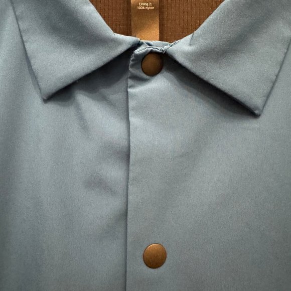 Lululemon Coaches Jacket - Men's Small - Teal Blue - Windbreaker -EUC - Picture 8 of 10